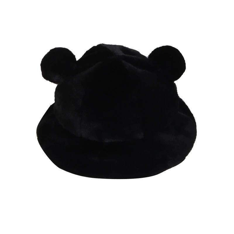 "STUFFED BEAR EARS FISHERMAN" HAT UB2467