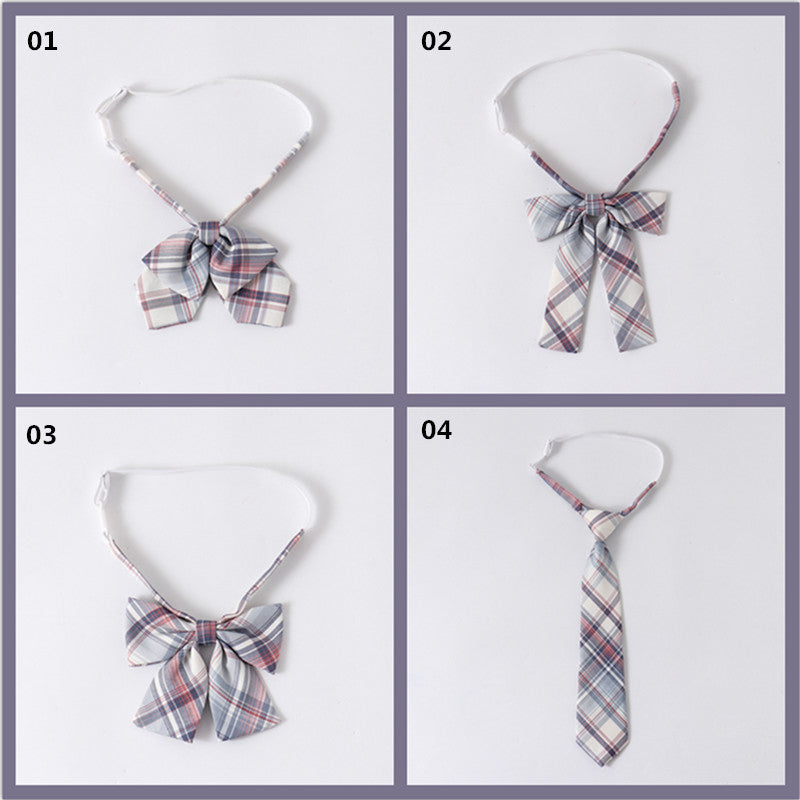 "JK BLUE PURPLE PLAID" SKIRT N051902