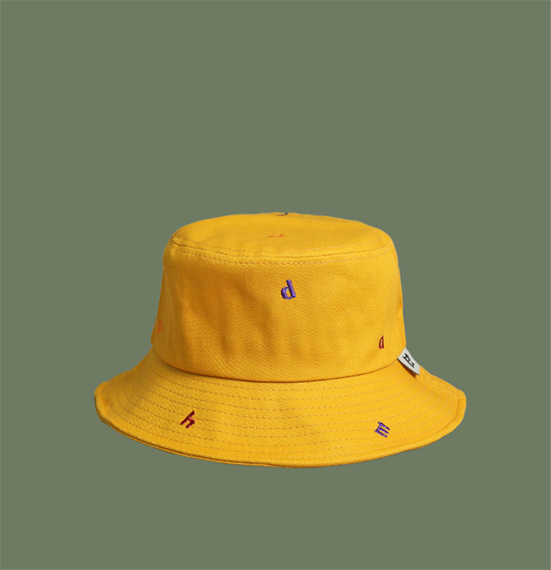 "LETTER EMBROIDERY FISHERMAN" HAT N051807