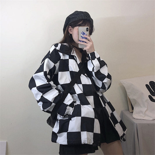 "HARAJUKU CHECK PATTERN CASUAL" JACKET UB2470