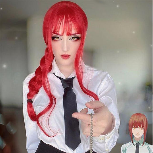 [@juvartsy] "WINE RED MICRO CURLY LONG" WIG D042004