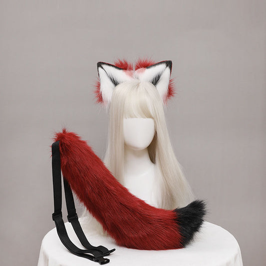 LOLITA COSPLAY PLUSH WOLF EAR TAIL SET UB2688