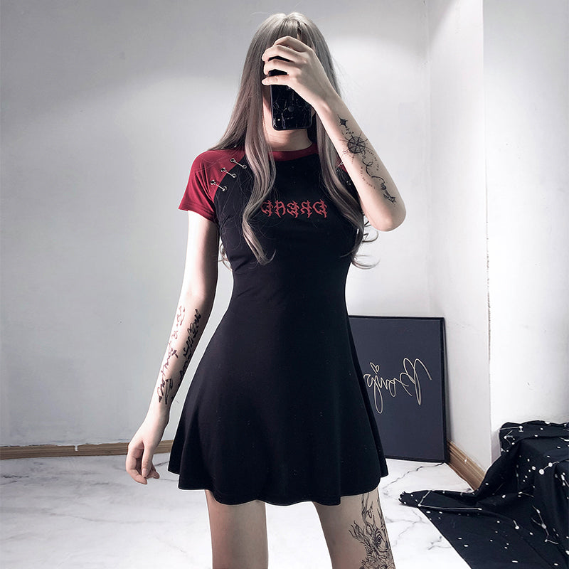 [@nightmarekittykat] "DREAD" BLACK DRESS D060502