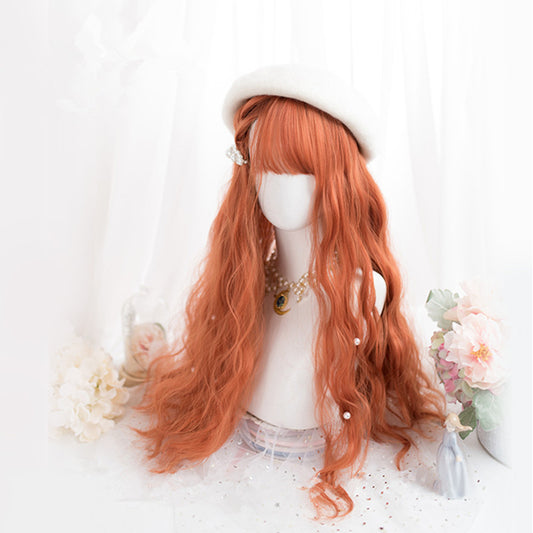 "ORANGE LOLITA LONG CURLY" WIG D052101