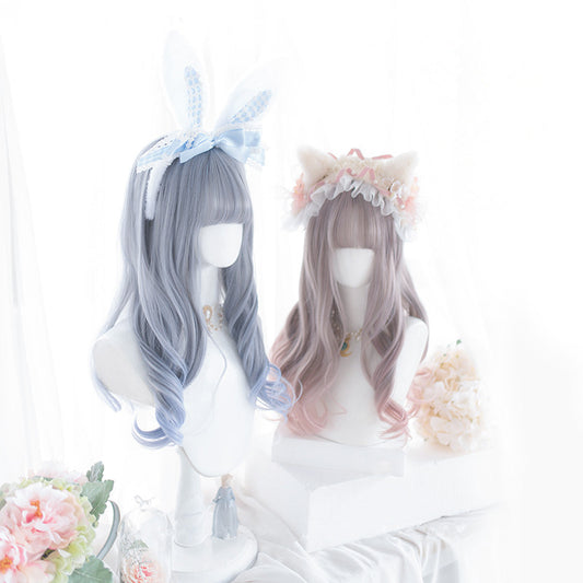 "BLUE APRICOT PINK LONG" WIG D052108