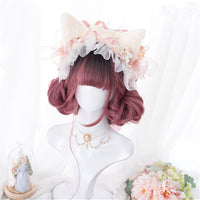 "ROSE RED GRADIENT LONG STRAIGHT" WIG D052004