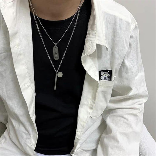 "UNISEX HIP HOP PENDANT" NECKLACE D052504