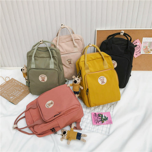 "SMALL FRESH PENDANT CANVAS" BACKPACK D060605