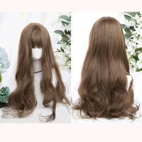 "COOL BROWN LOLITA LONG CURLY" WIG D071715