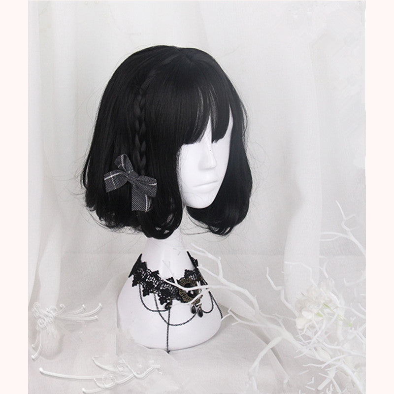 [@_chibikaty ] "BLACK AIR BANGS SHORT" WIG D071411