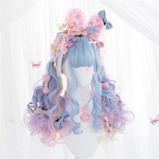"CANDY COLOR LOLITA LONG CURLY" WIG D072105