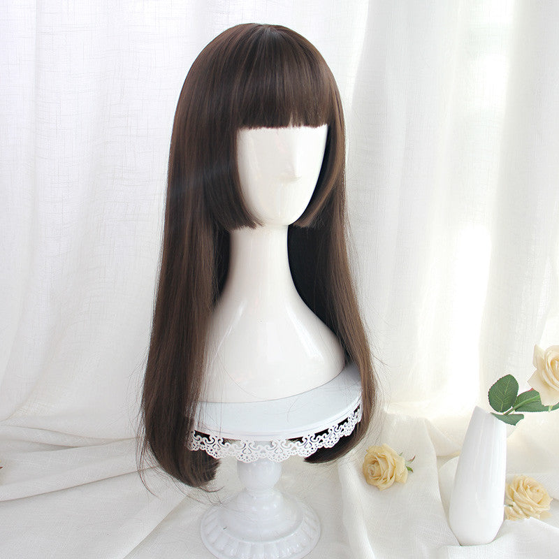 [@tontasizee ] "3-COLOR LONG STRAIGHT" WIG D050405