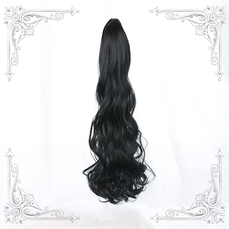 "LONG CURLY" WIG SINGLE PONYTAIL D050515