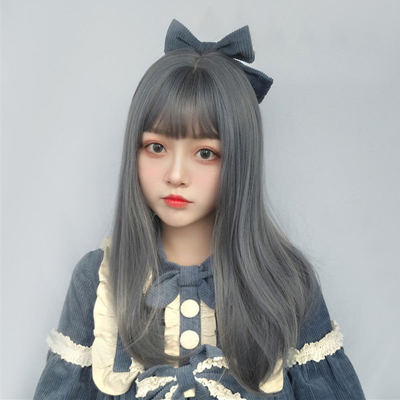 "BLUE GRAY LOLITA LONG" WIG D050411