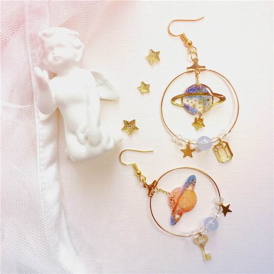 "CUTE SWEET COSMIC PENDANT" EARRINGS D042201