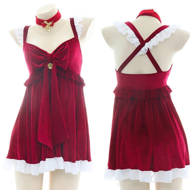 Christmas Bow Dress Nightdress UB3459