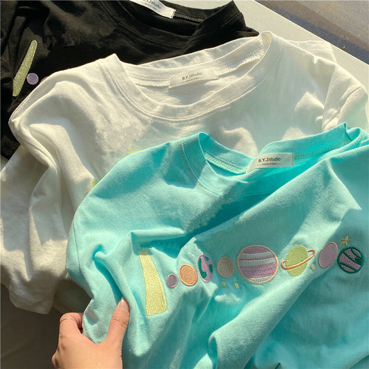 "PLANET EMBROIDERY“  T-SHIRT N072003