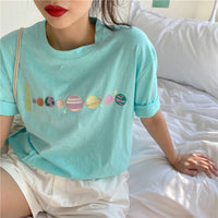 "PLANET EMBROIDERY“  T-SHIRT N072003