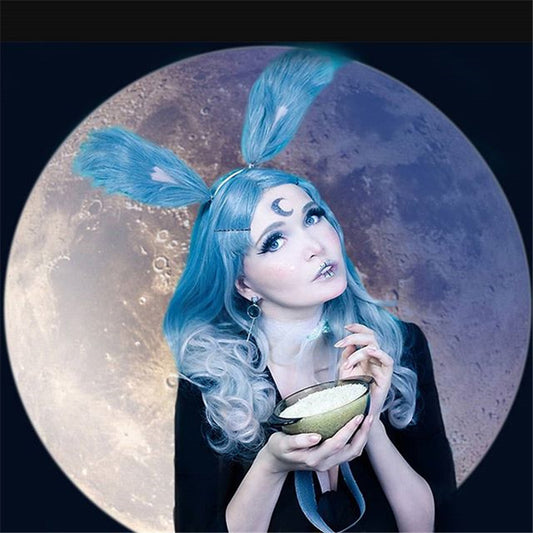 "HARAJUKU COS LOLITA GRADIENT BLUE" LONG WIG K102310