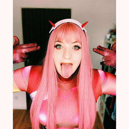 "LOLITA PINK LONG STRAIGHT" WIG K071707